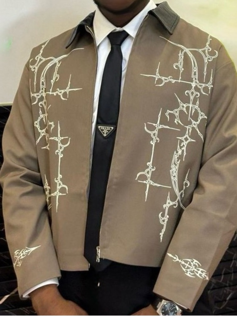 Men’s Casual Zip-Up Shirt